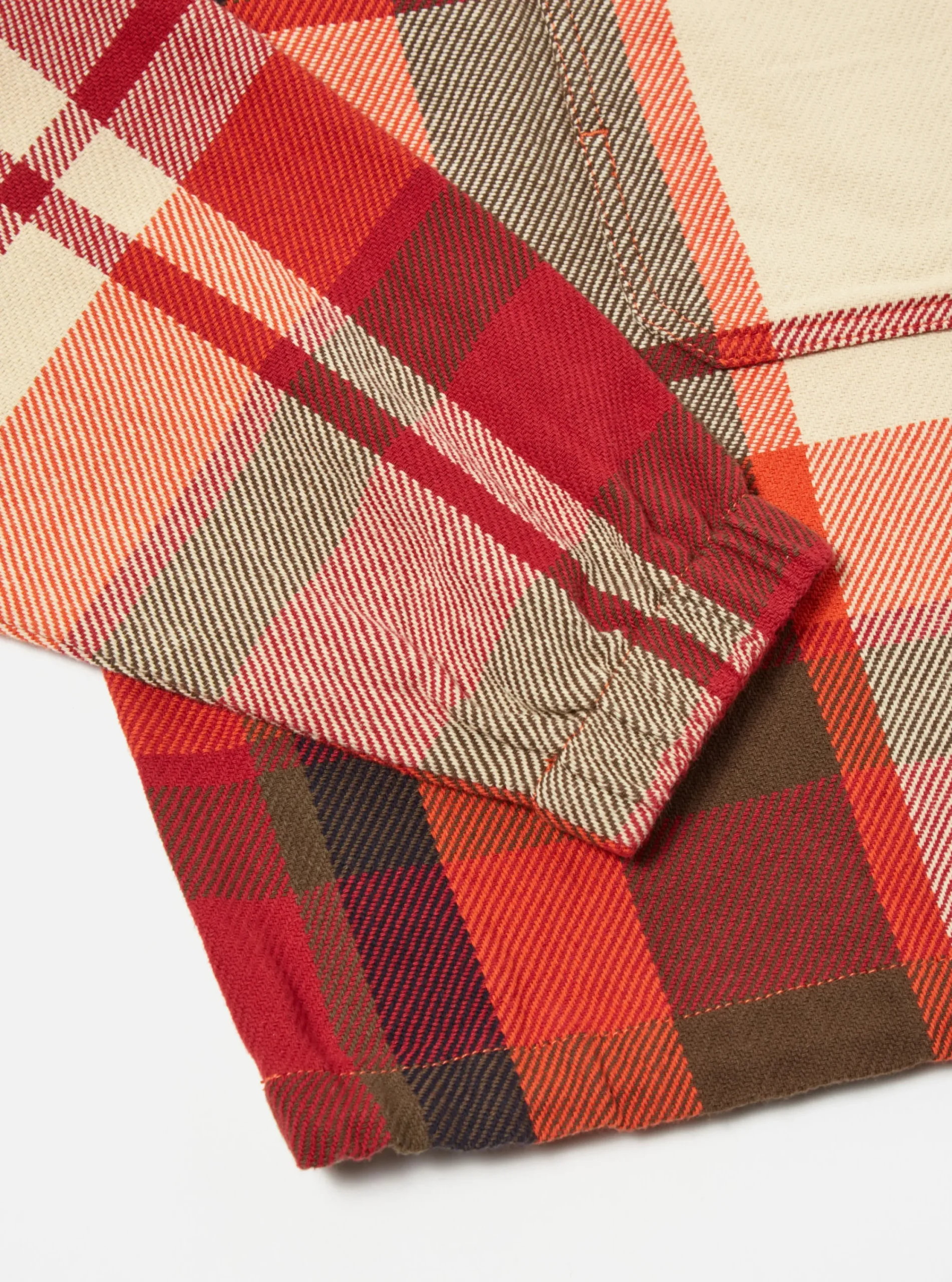 Cheap Pullover Anorak In Red Earth Check Men Coats & Outerwear.