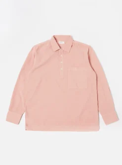Discount Pullover L/S Shirt In Pink Super Fine Cord Men Overshirts.
