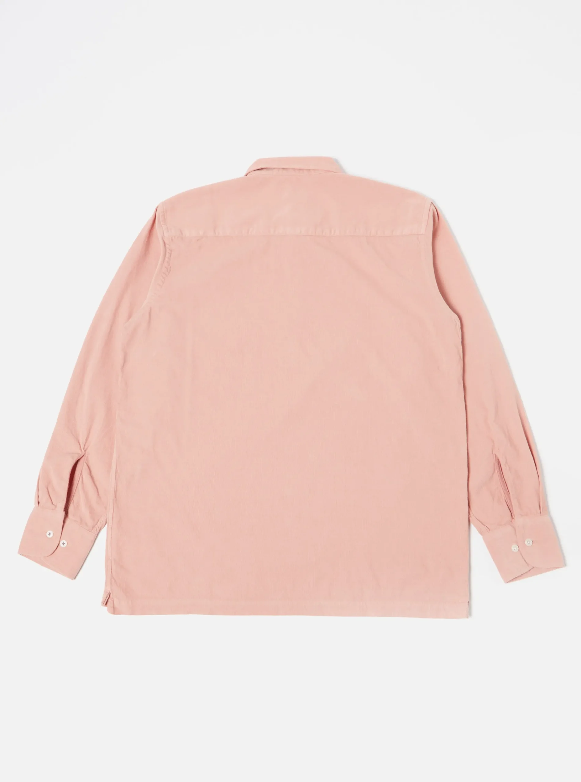 Discount Pullover L/S Shirt In Pink Super Fine Cord Men Overshirts.