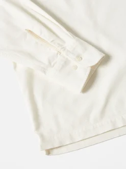 Cheap Pullover L/S Shirt In Ecru Super Fine Cord Men Overshirts.