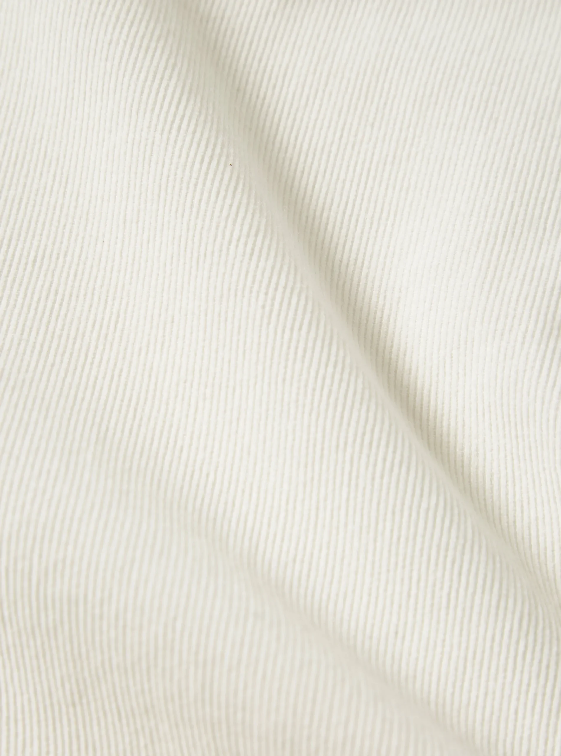 Cheap Pullover L/S Shirt In Ecru Super Fine Cord Men Overshirts.