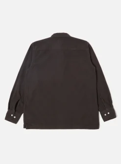Store Pullover L/S Shirt In Licorice Super Fine Cord Men Overshirts.