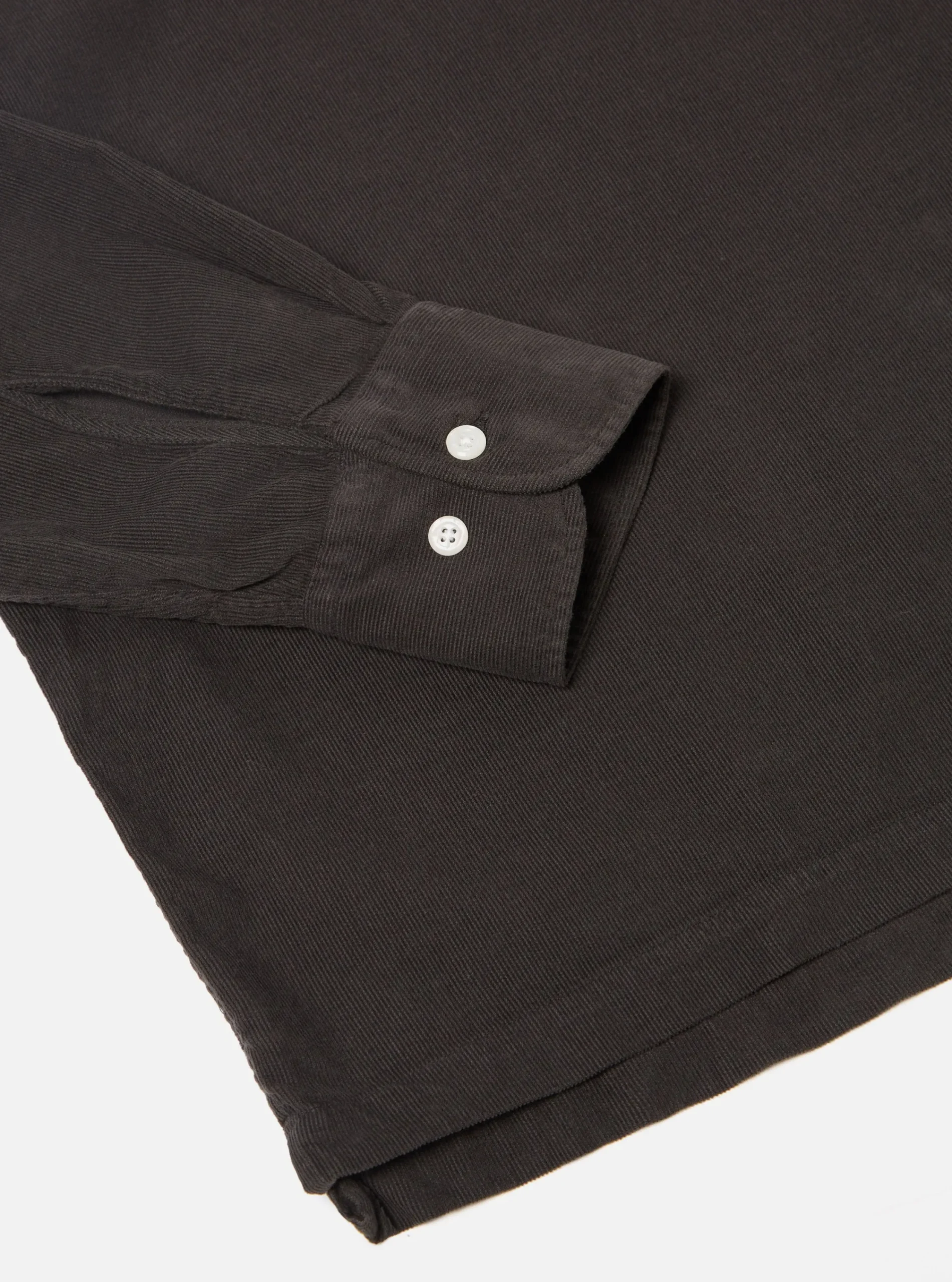 Store Pullover L/S Shirt In Licorice Super Fine Cord Men Overshirts.
