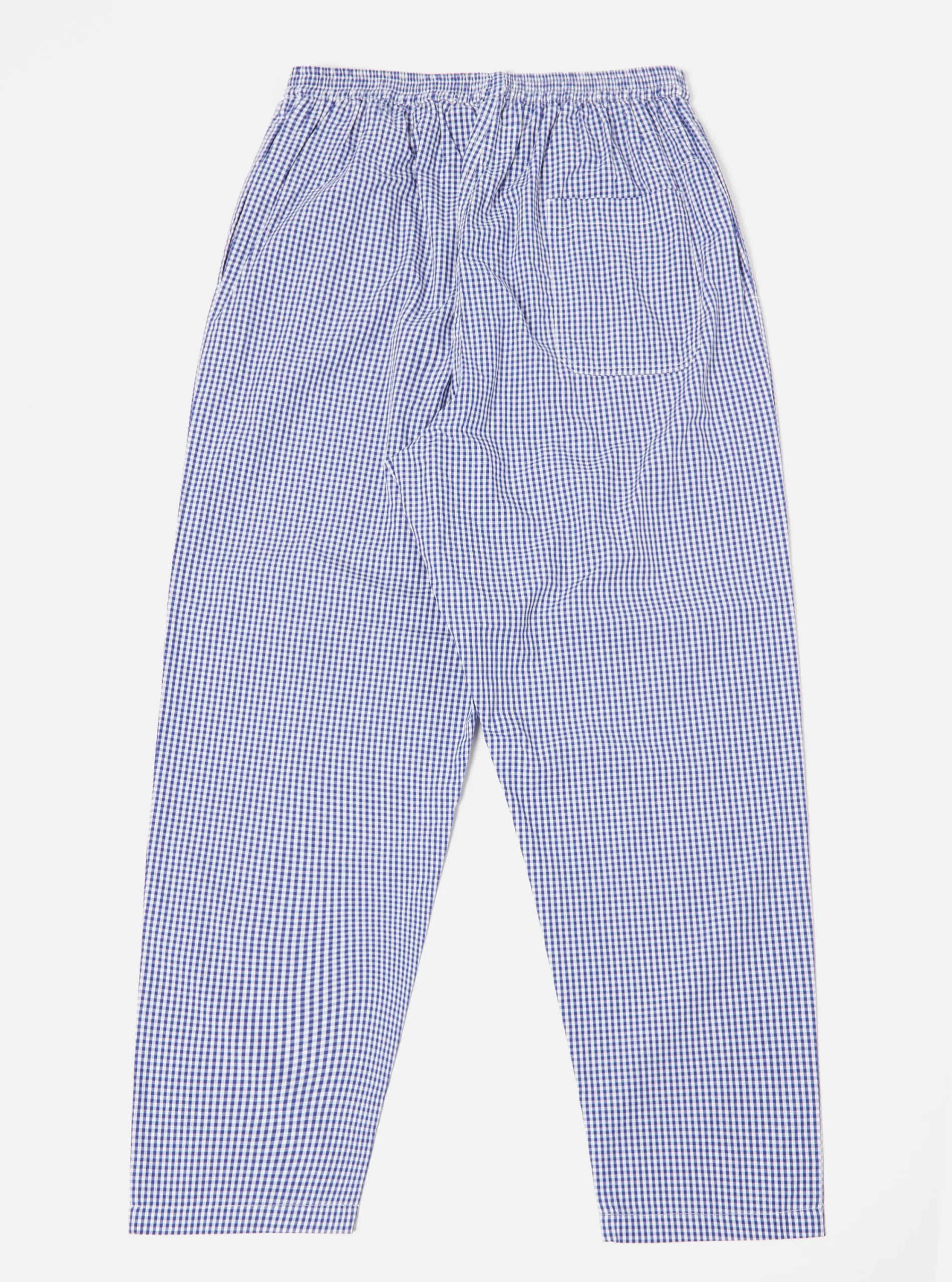 Cheap Pyjama In Blue Gingham Check Men Nightwear.