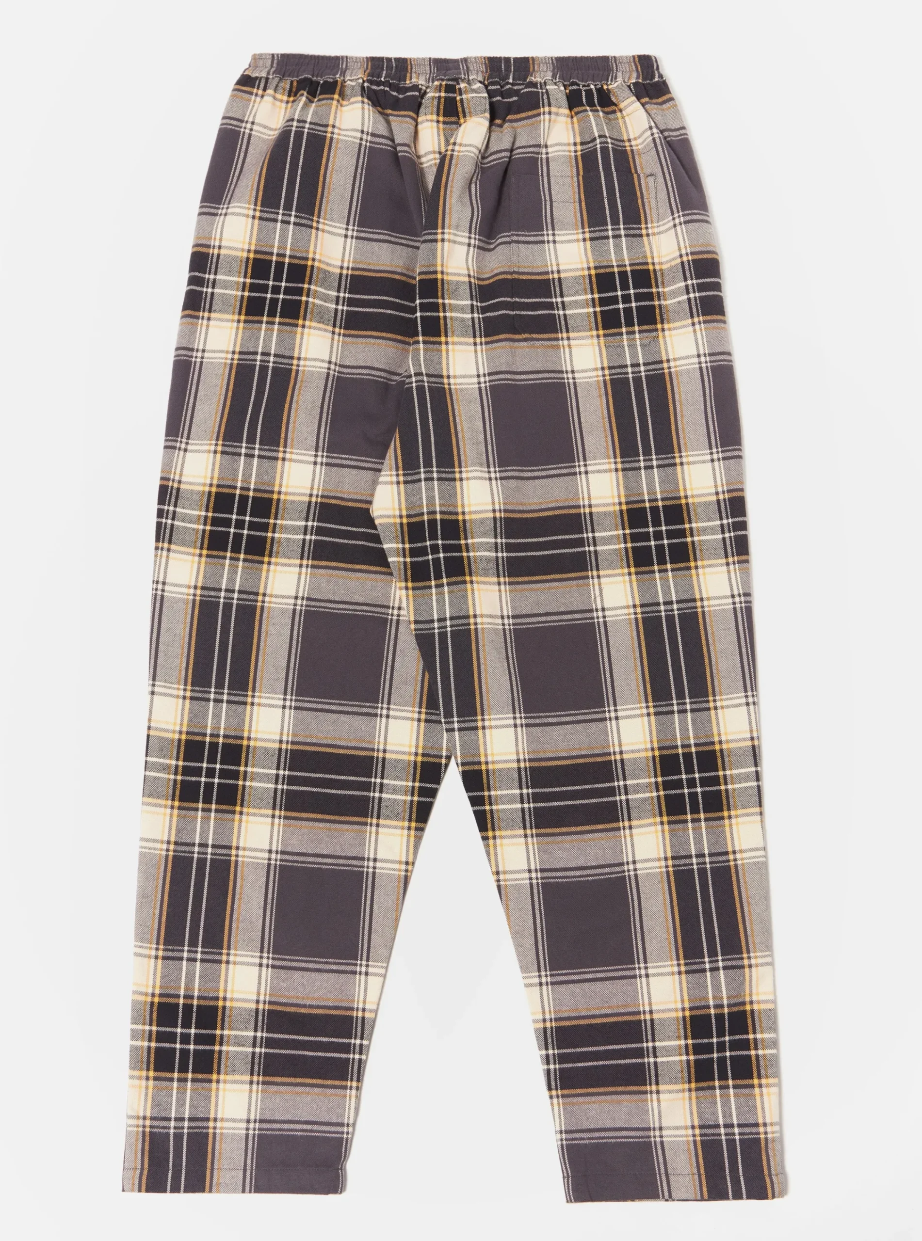 Shop Pyjama In Navy/Yellow Weave Check Men Nightwear.