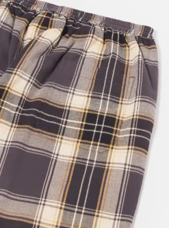 Shop Pyjama In Navy/Yellow Weave Check Men Nightwear.