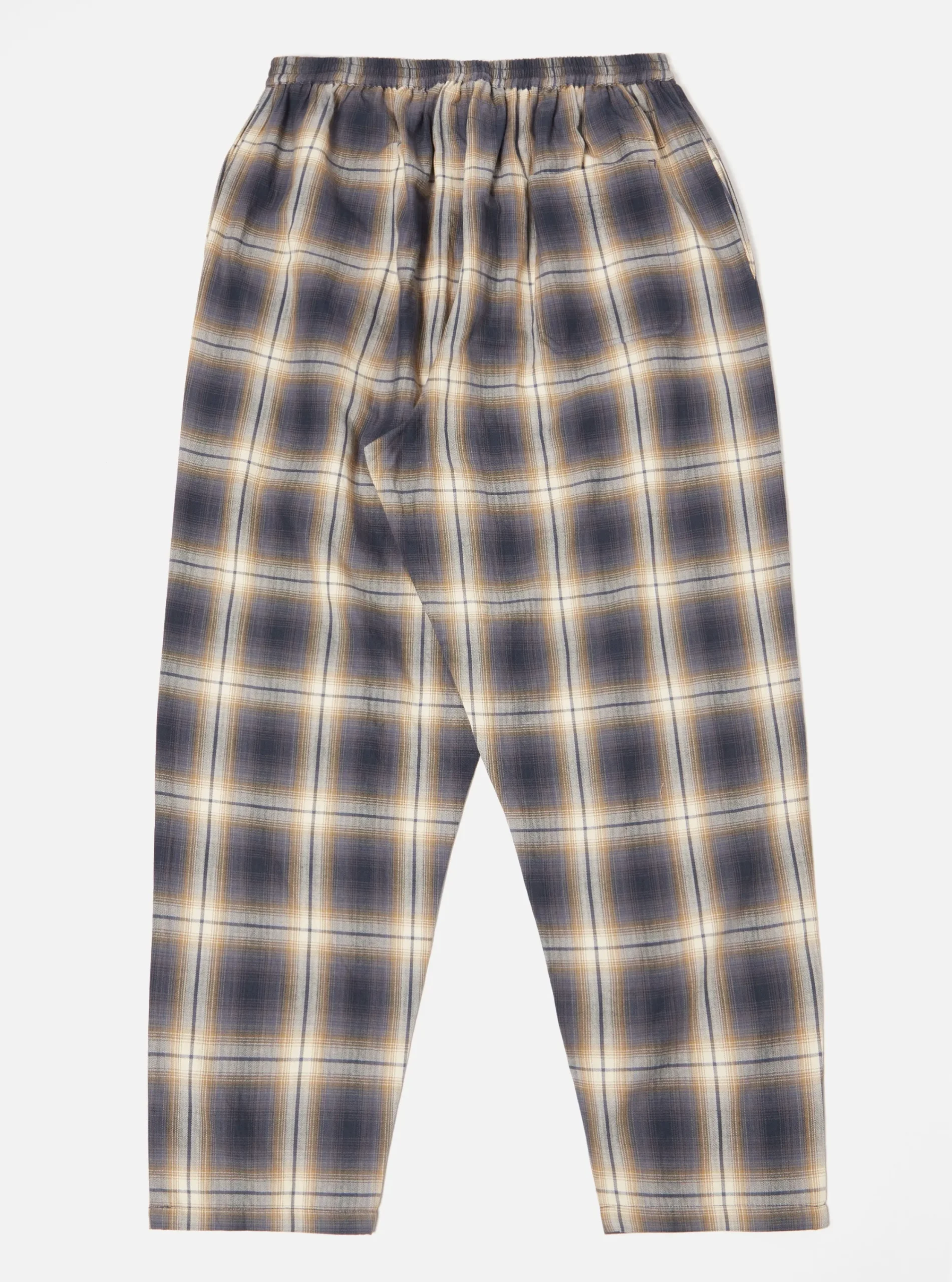 Online Pyjama In Navy Es Shadow Check Men Nightwear.