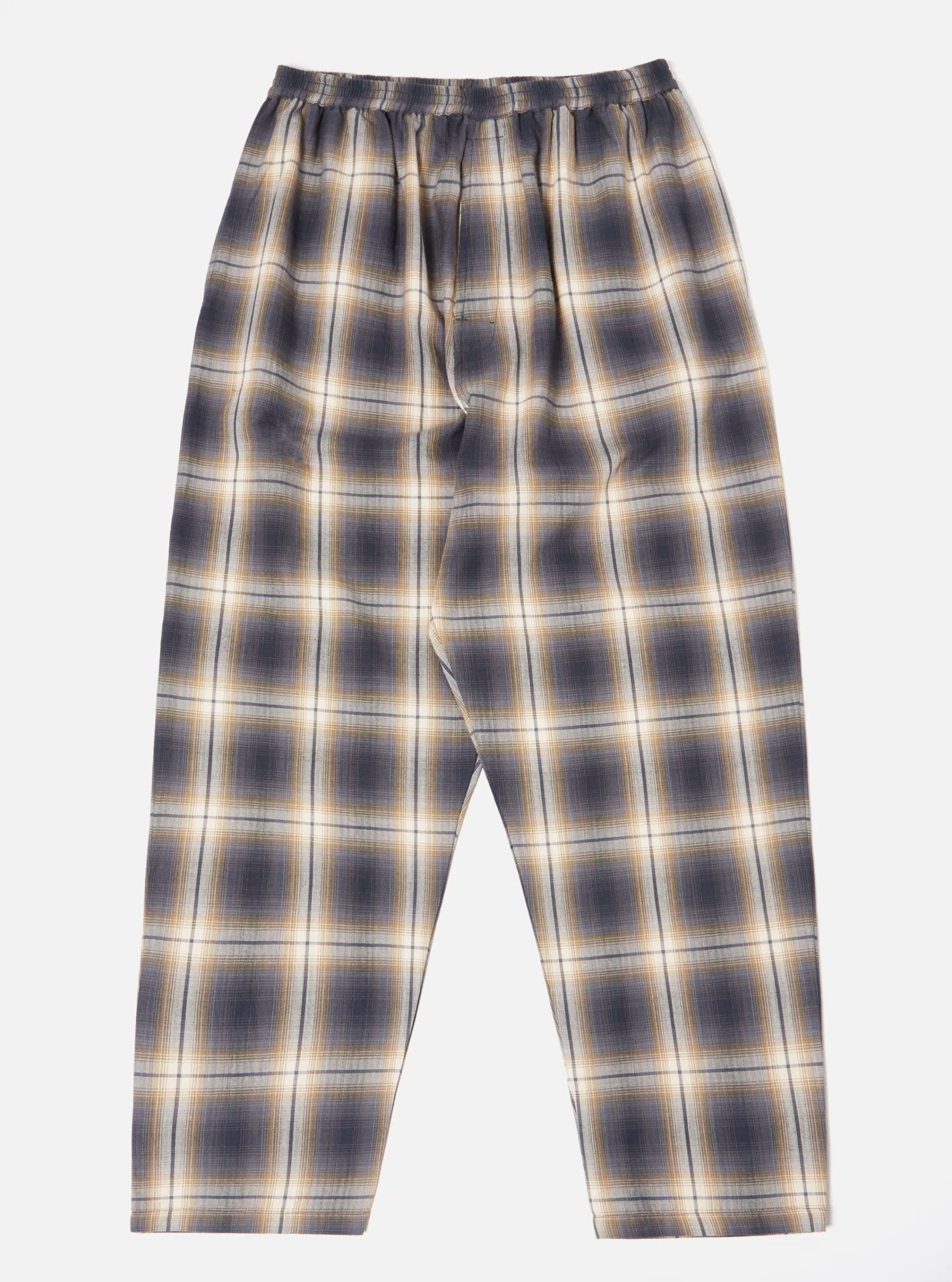 Online Pyjama In Navy Es Shadow Check Men Nightwear.