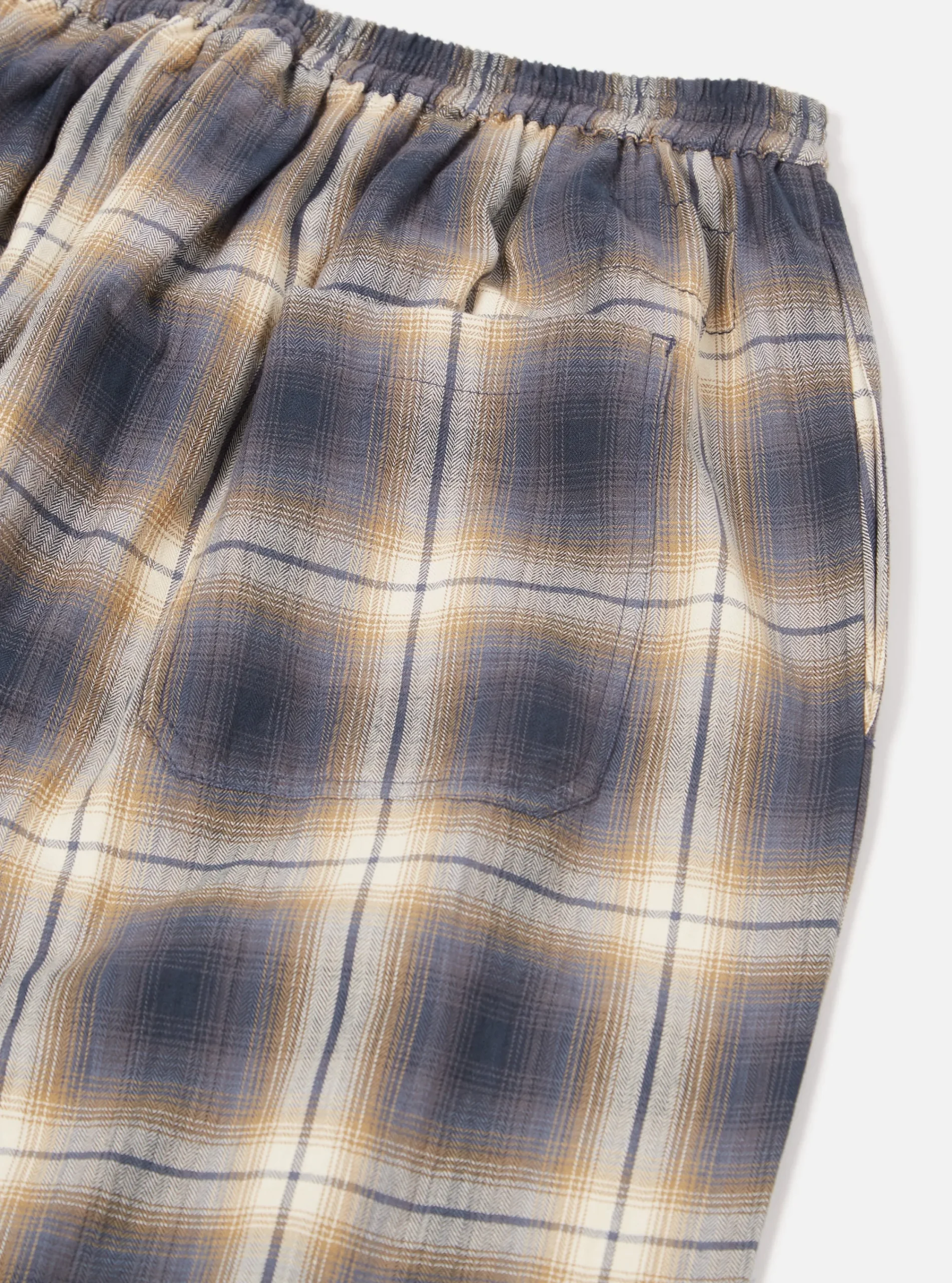 Online Pyjama In Navy Es Shadow Check Men Nightwear.