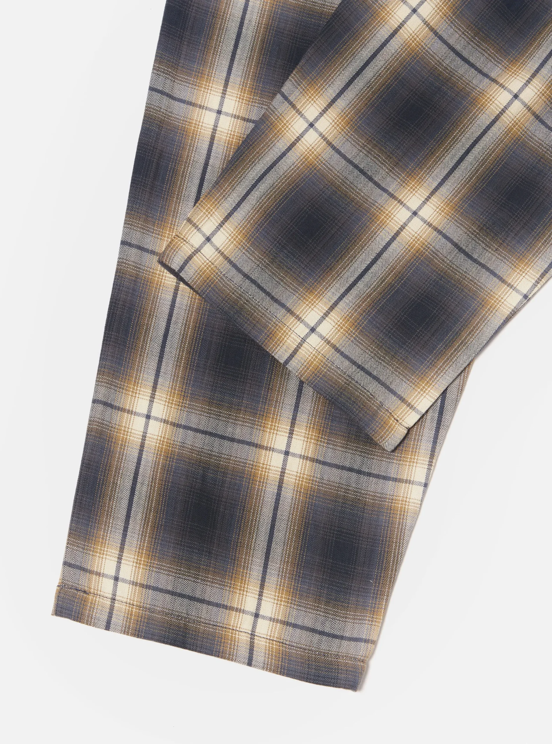 Online Pyjama In Navy Es Shadow Check Men Nightwear.
