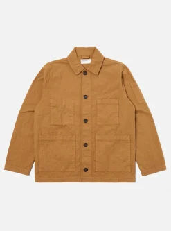 Sale Quilted Coverall Jacket In Cumin Cotton Men Jackets.