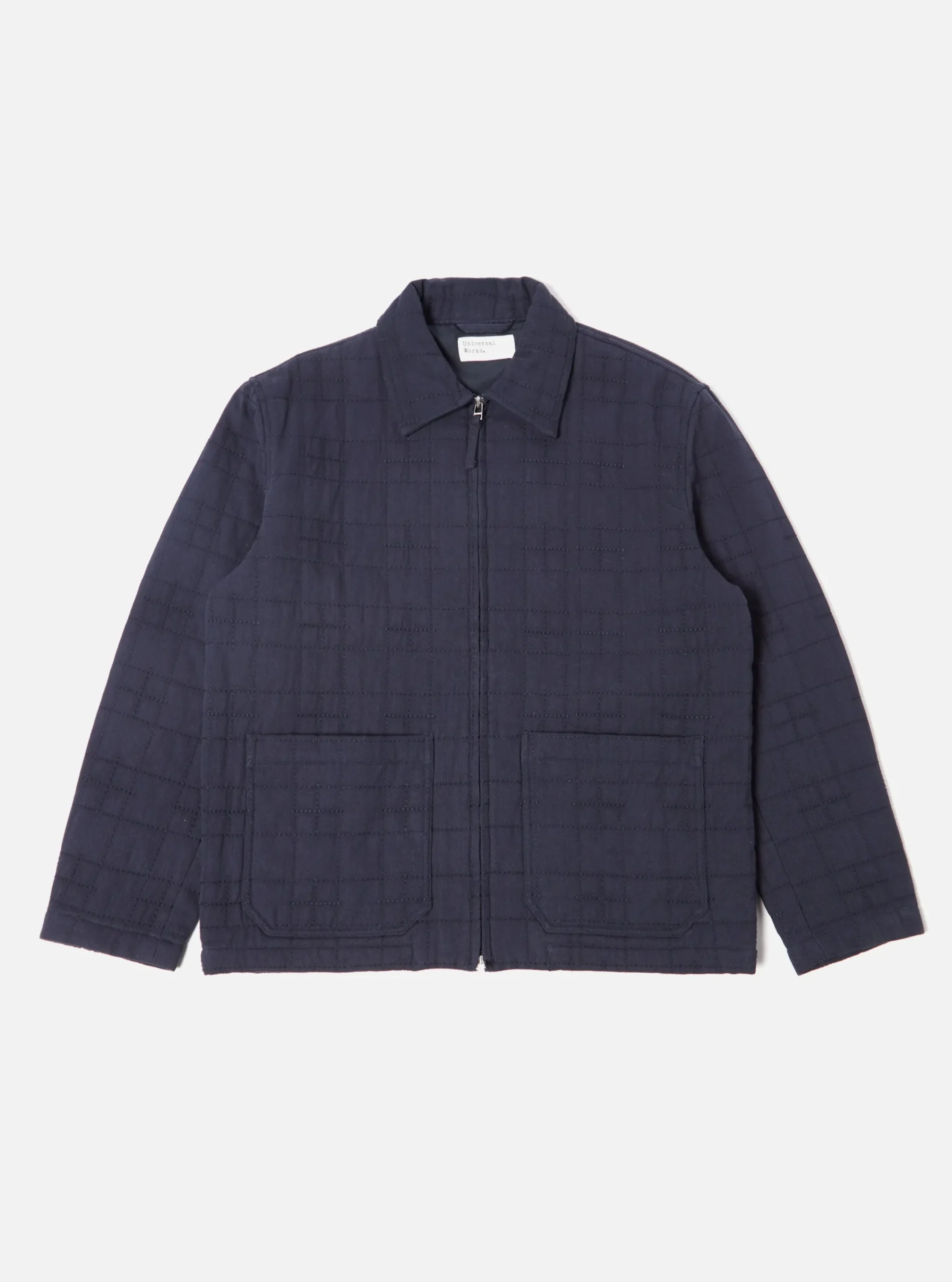 Cheap Quilt Gower Jacket In Navy Winter Twill Men Jackets.