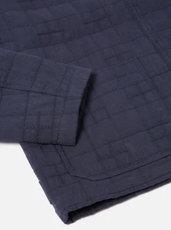 Cheap Quilt Gower Jacket In Navy Winter Twill Men Jackets.