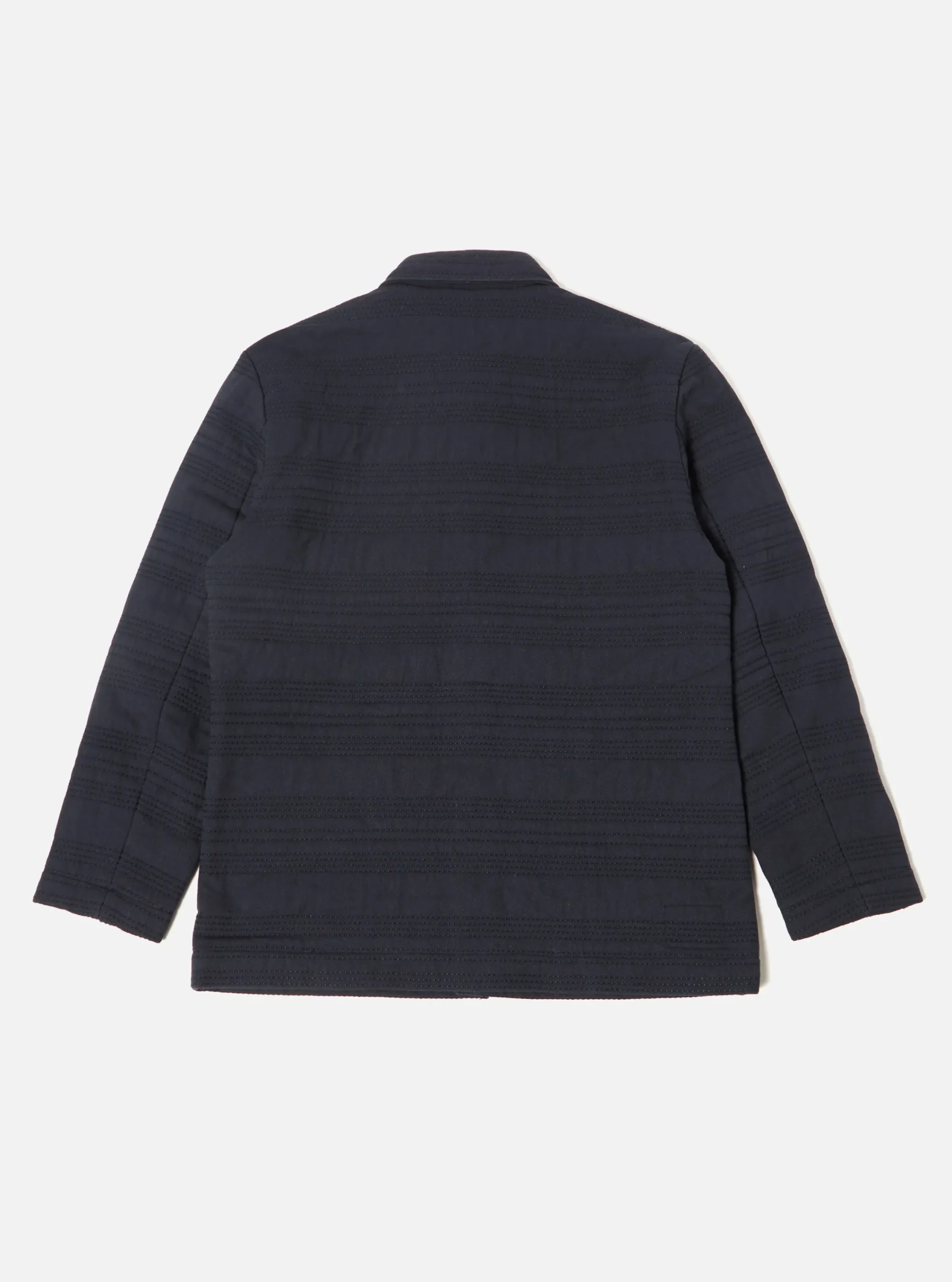 Hot Quilt Simple Bakers Jacket In Navy Winter Twill Men Jackets.