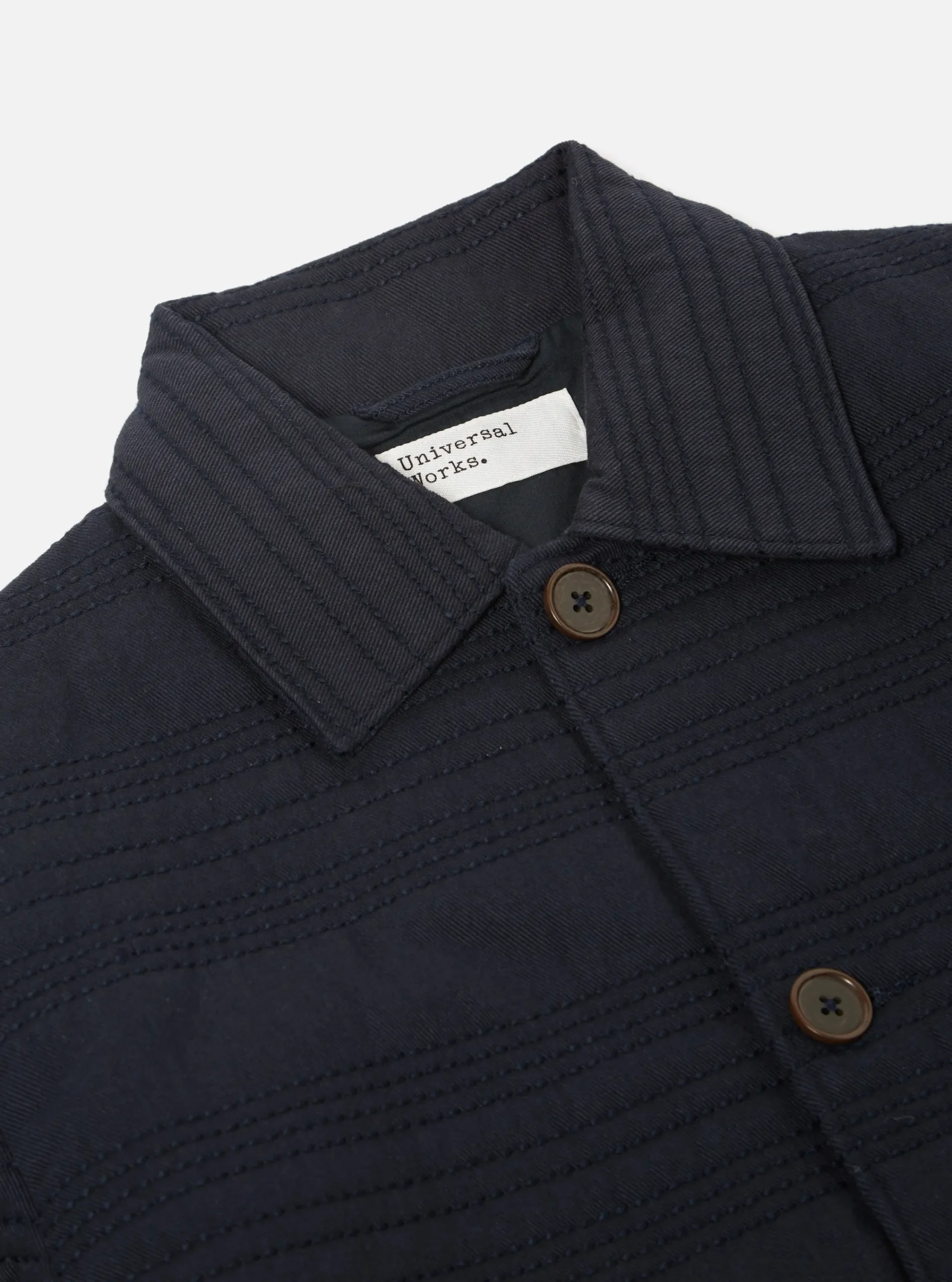 Hot Quilt Simple Bakers Jacket In Navy Winter Twill Men Jackets.