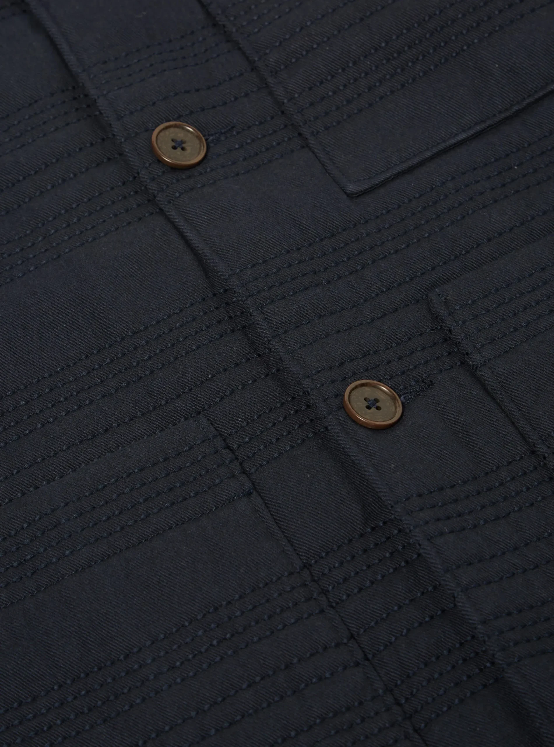Hot Quilt Simple Bakers Jacket In Navy Winter Twill Men Jackets.
