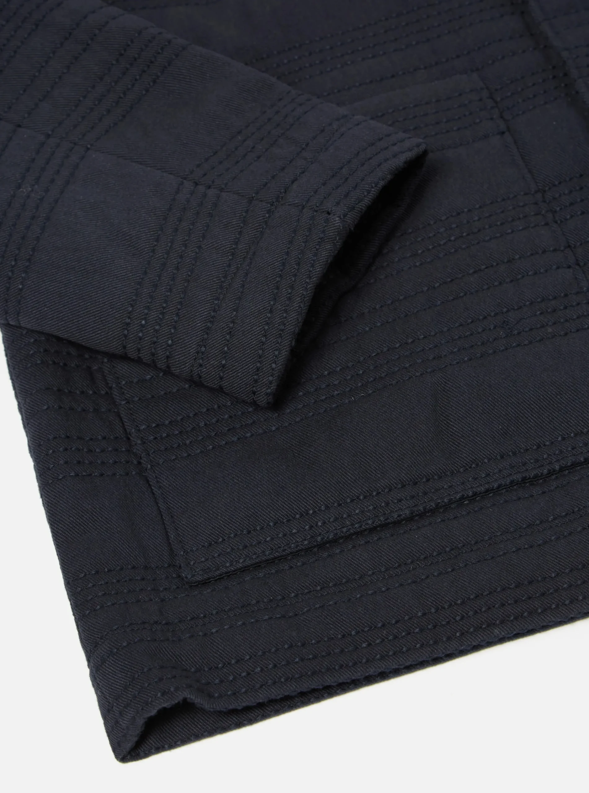 Hot Quilt Simple Bakers Jacket In Navy Winter Twill Men Jackets.