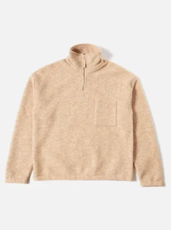 Hot Ramsay Quarter Zip In Stone Wool Fleece Men Fleece.