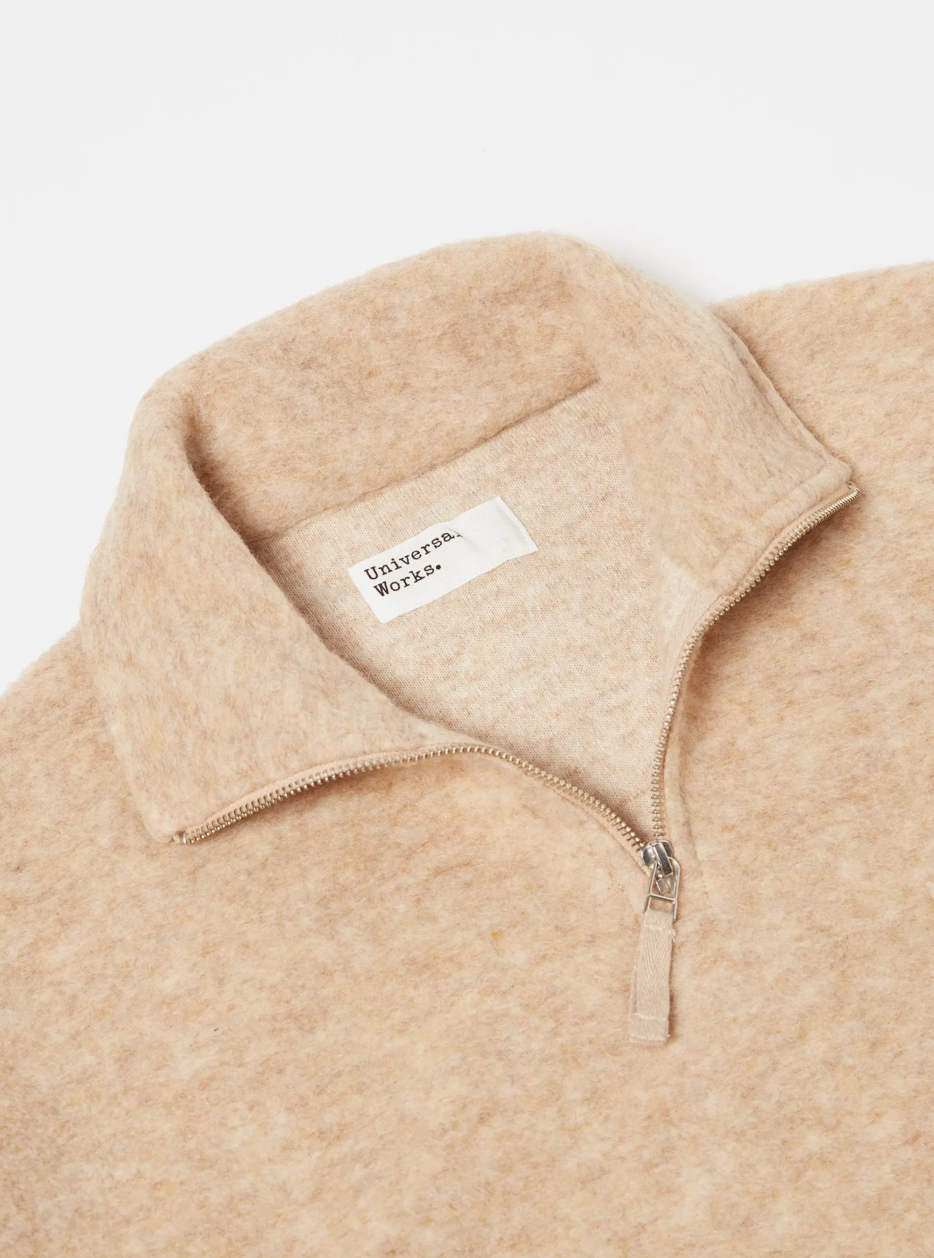 Hot Ramsay Quarter Zip In Stone Wool Fleece Men Fleece.