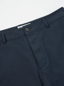 Store Rb Chino In Navy Cotton/Wool Twill Men Trousers.