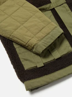 Best Sale Reversible Kyoto Work Jacket In Light Olive Twill/Sherpa Men Coats & Outerwear.