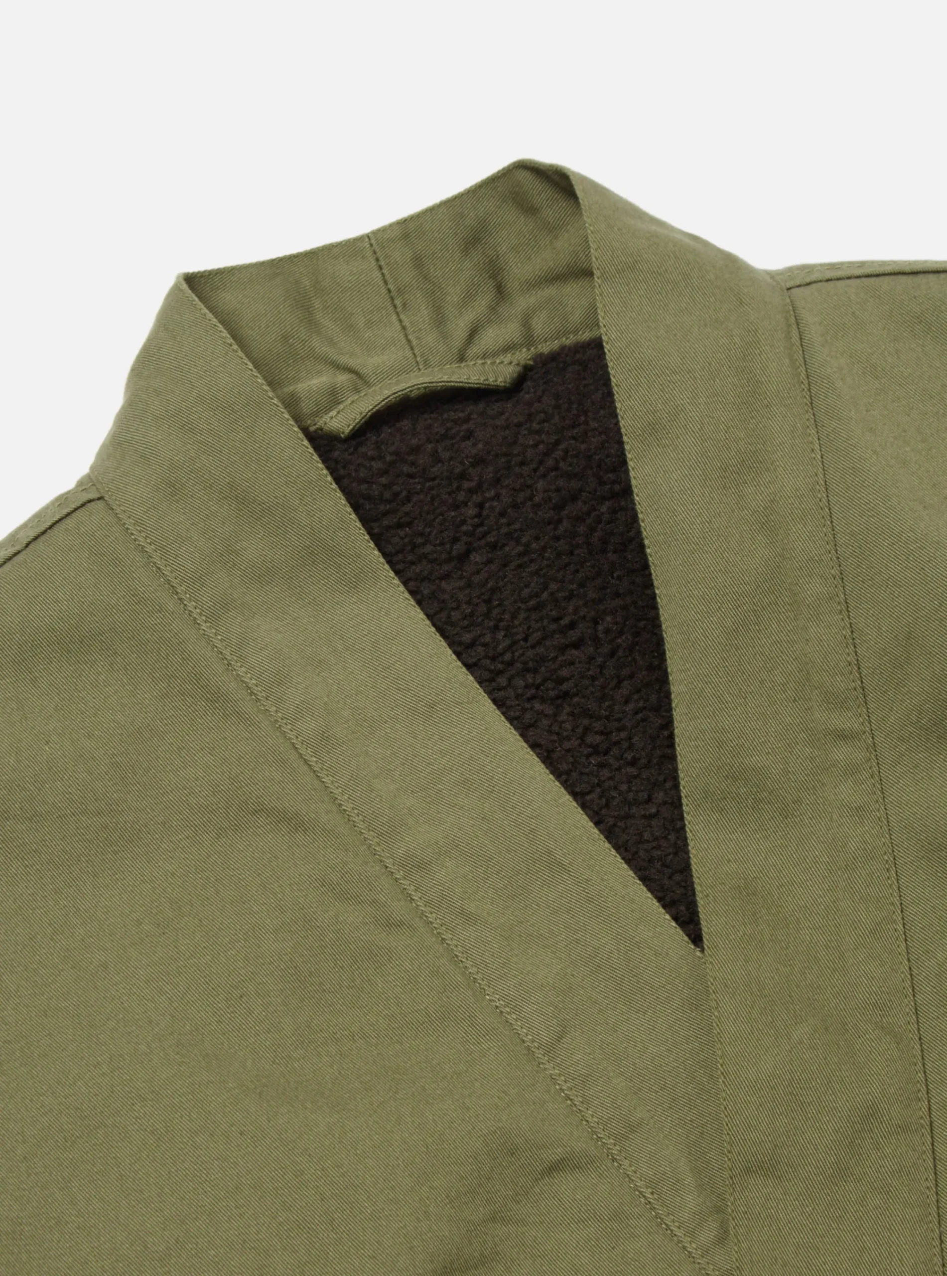 Best Sale Reversible Kyoto Work Jacket In Light Olive Twill/Sherpa Men Coats & Outerwear.