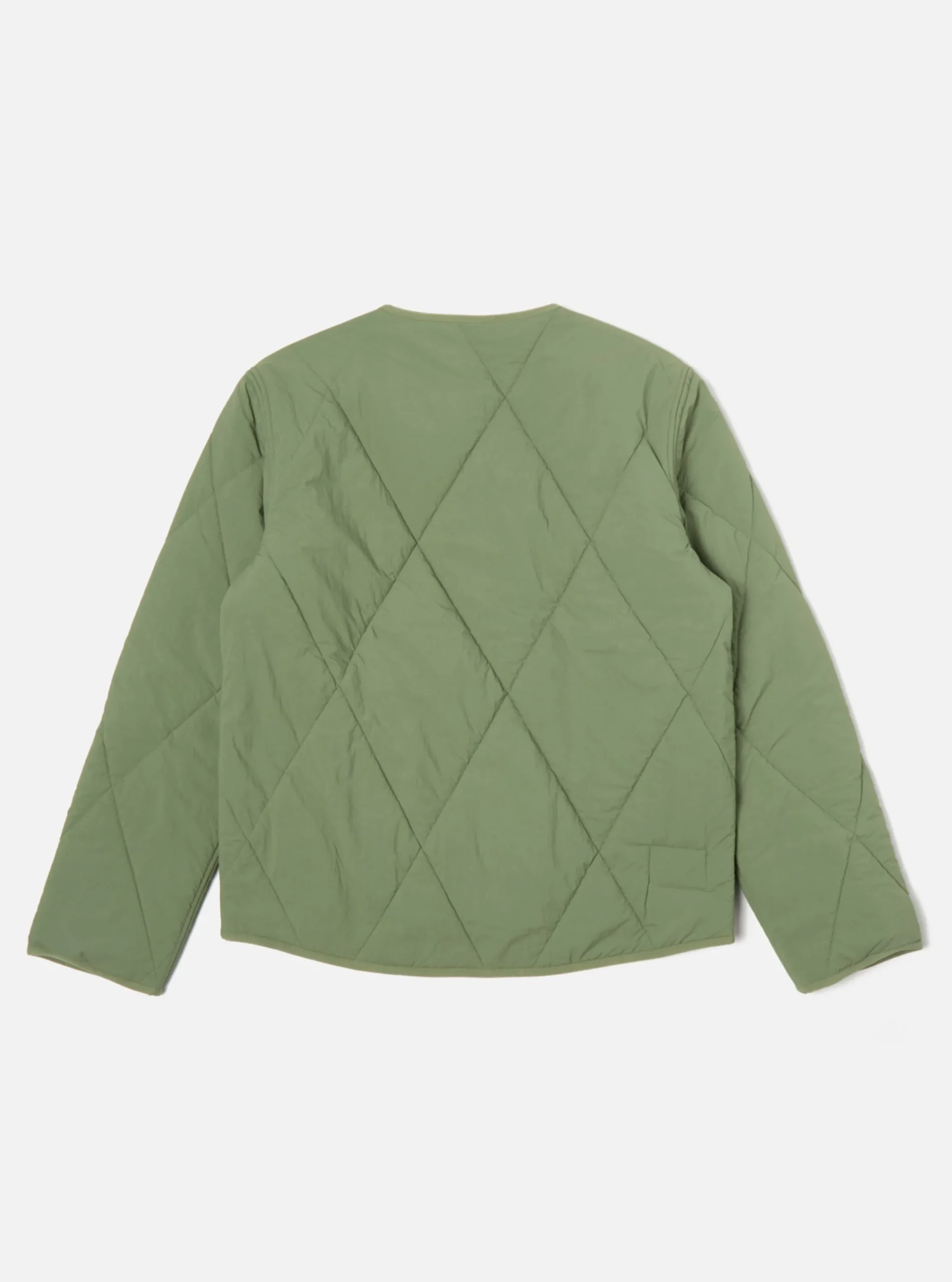 Best Reversible Military Liner Jacket In Green/Sand Diamond Quilt Recycled Nylon Men Coats & Outerwear.