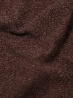 New Scarf In Brown Recycled Wool Woven Men Accessories.