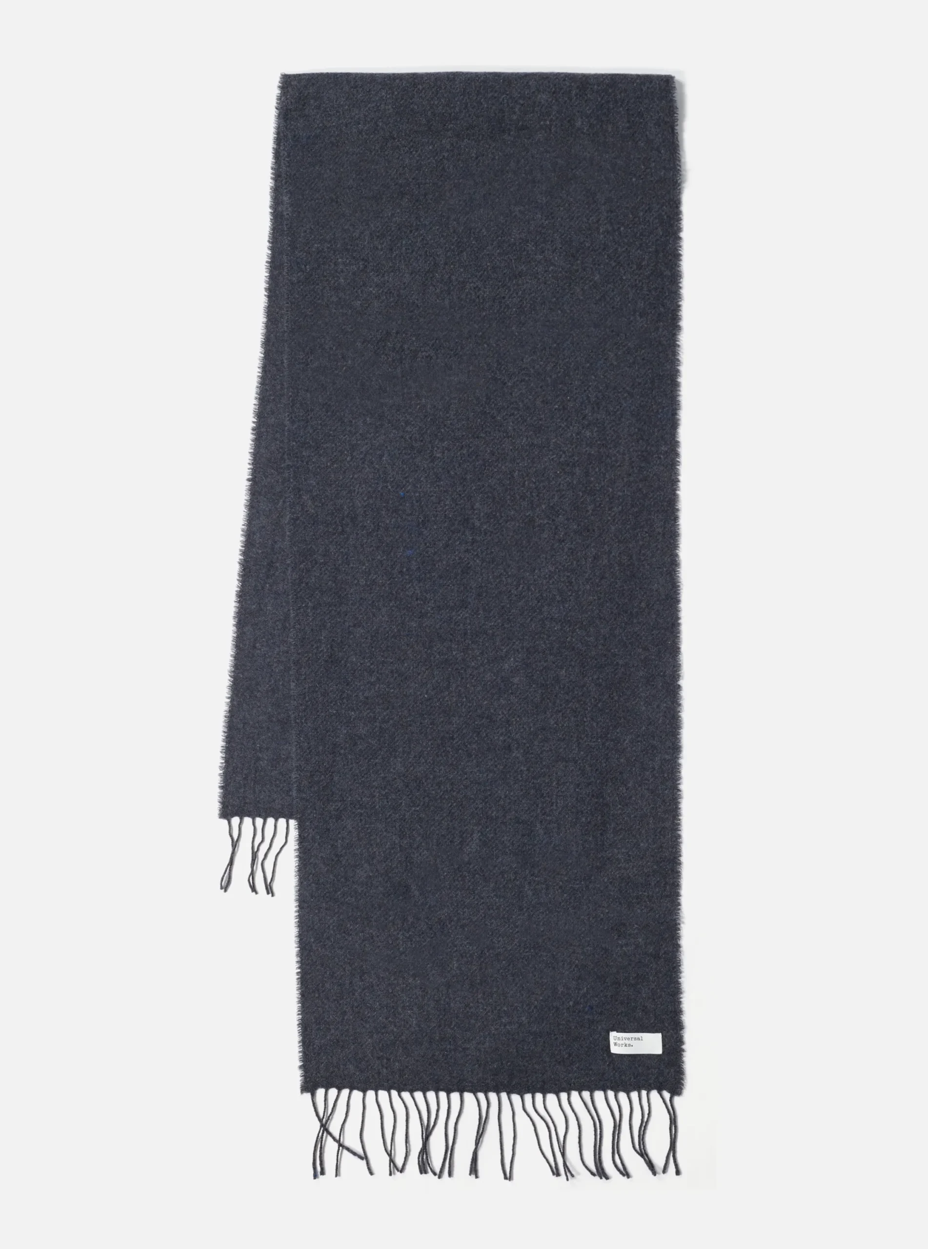 Discount Scarf In Charcoal Recycled Woven Wool Men Accessories.