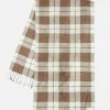 Flash Sale Scarf In Mixed Olive Check Rayon Men Accessories.