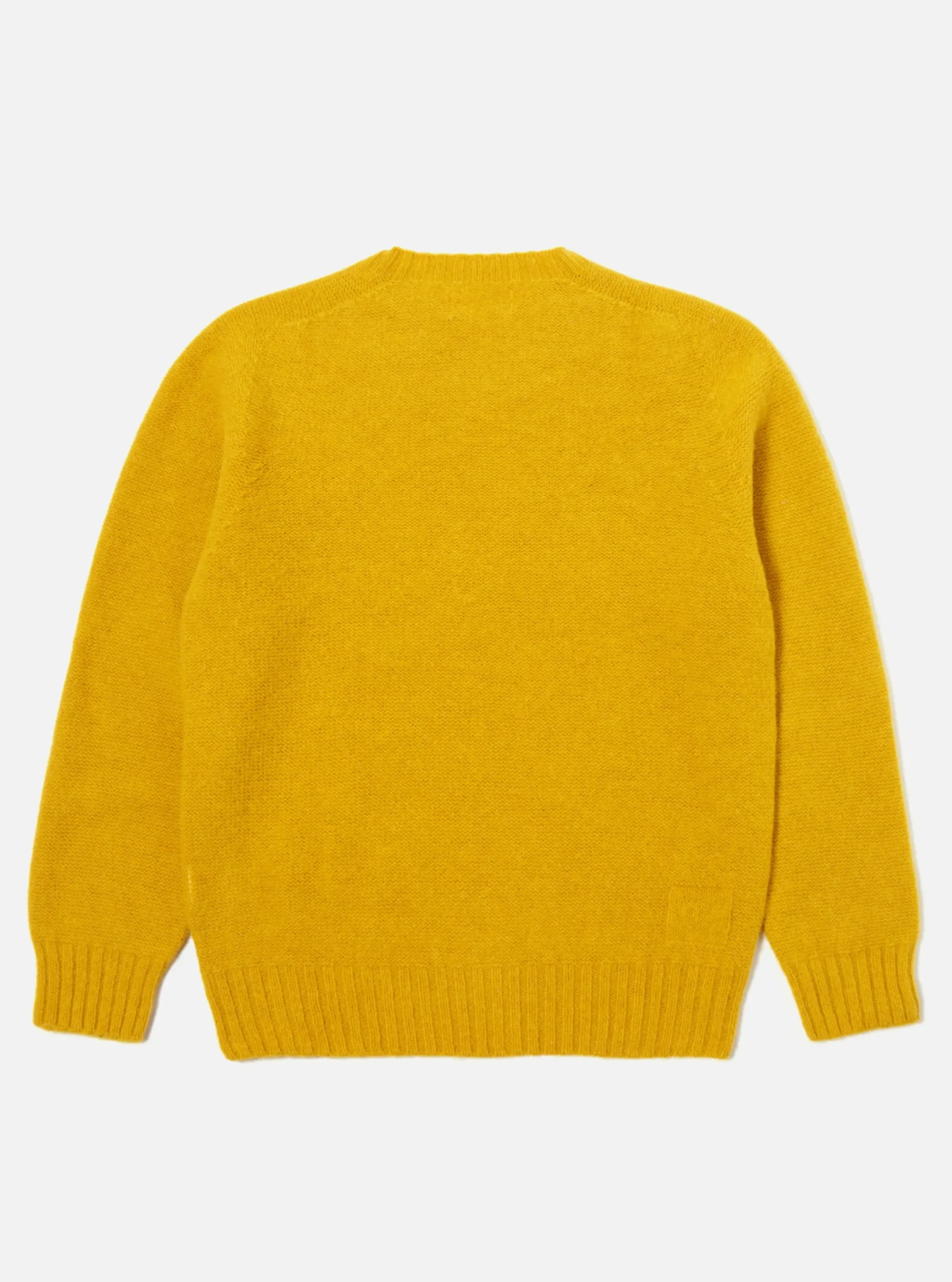 Fashion Seamless Crew In Gold Supersoft Knit Men Knitwear.