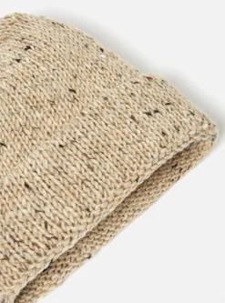 Cheap Short Watch Cap In Oatmeal Marl Kilcarra Wool Men Accessories.