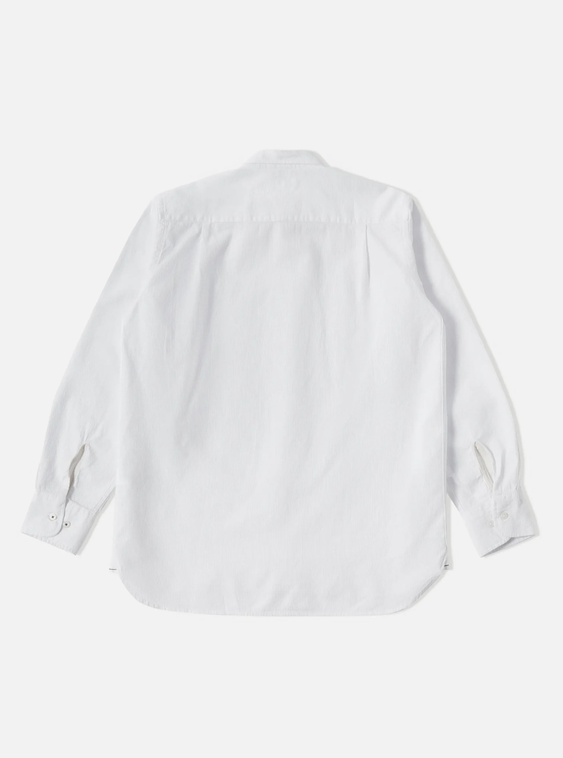 Shop Square Pocket Shirt In White Barca Waffle Cotton Men Shirts.