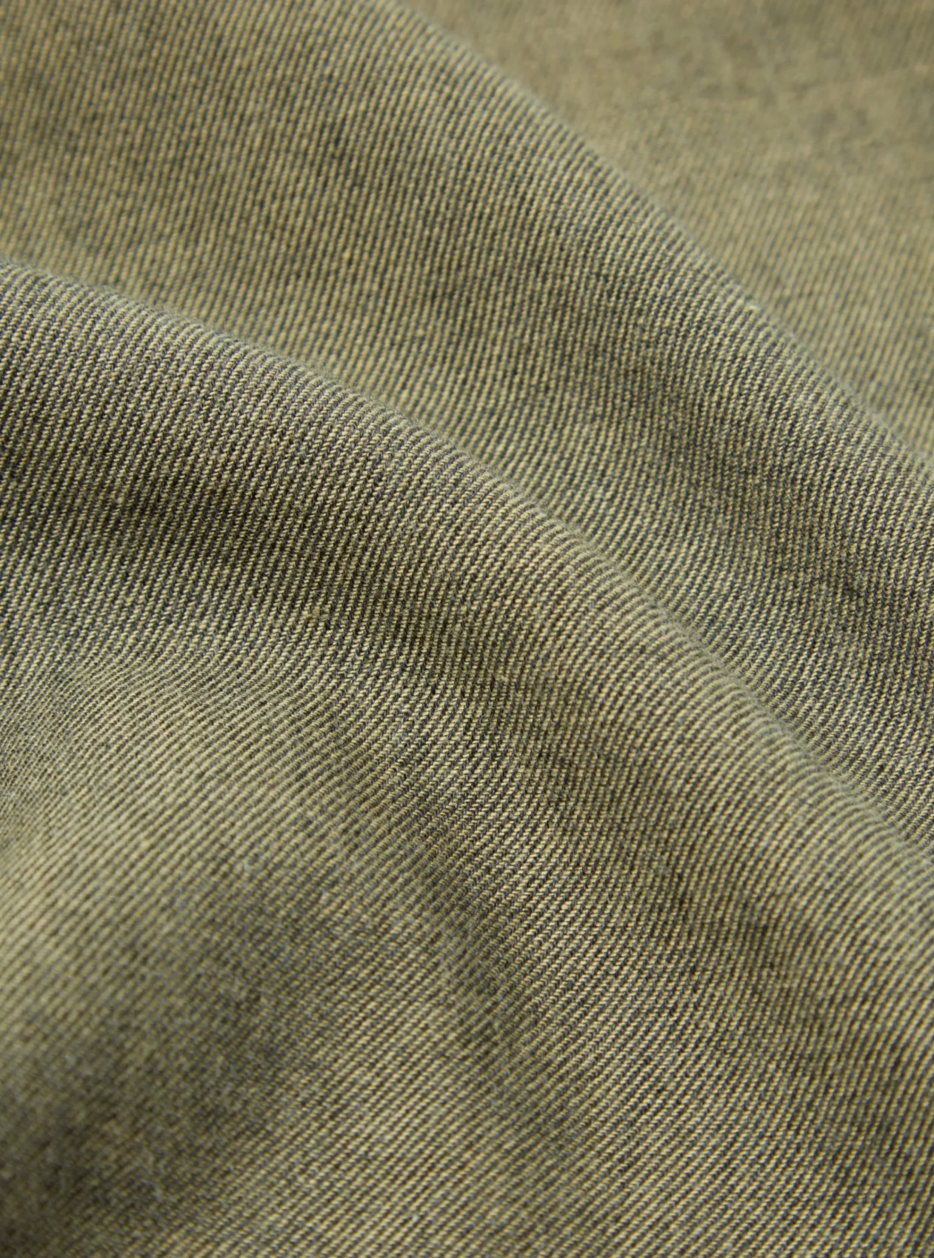 Hot Square Pocket Shirt In Olive It Brushed Twill Men Shirts.