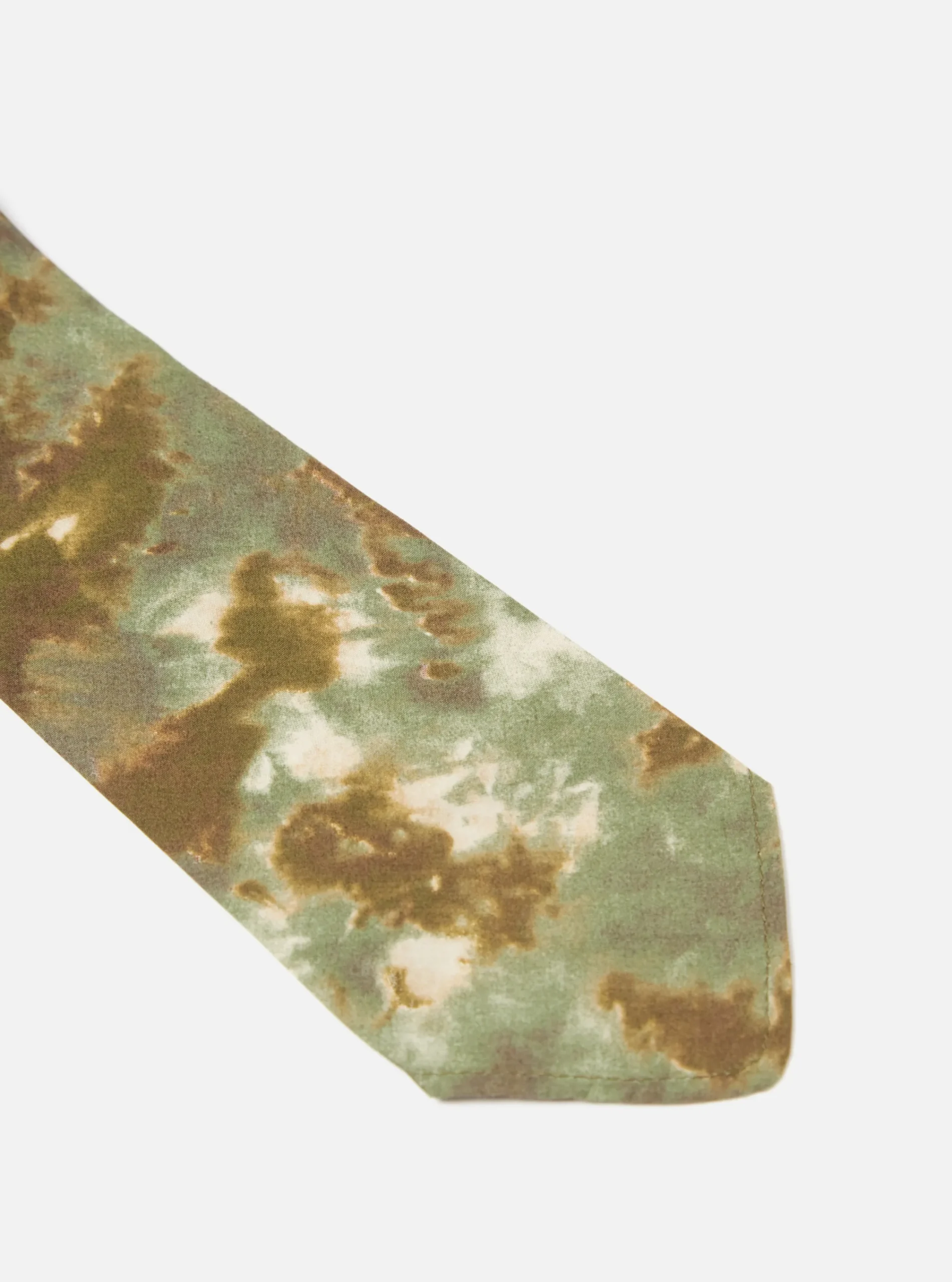 Fashion Tie In Olive Space Camo Men Accessories.