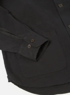 Cheap Travail Overshirt In Black Nebraska Cotton Men Overshirts.