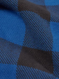 Online Travail Shirt In Navy Winter Gingham Men Overshirts.