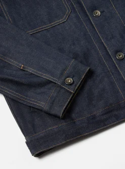 Online Trucker Jacket In Indigo 13Oz Selvedge Denim Men Jackets.