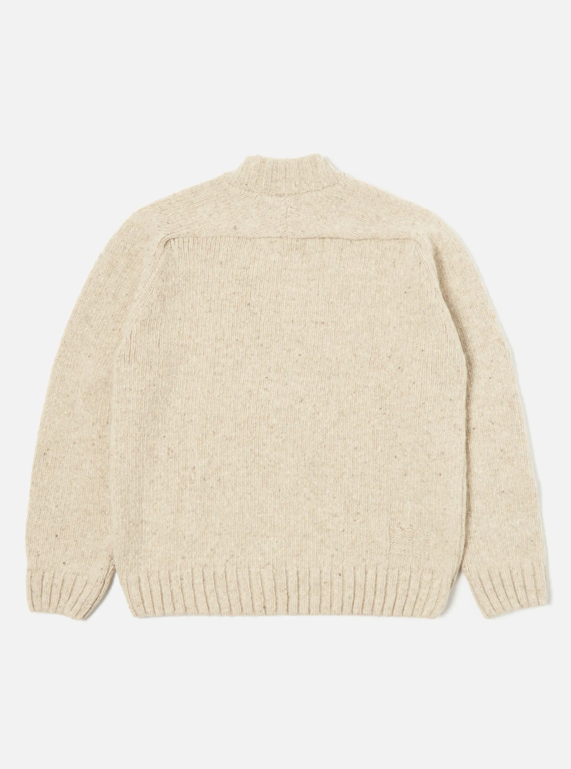 Best Vincent Turtle Neck In Stone Lambswool Fleck Men Knitwear.