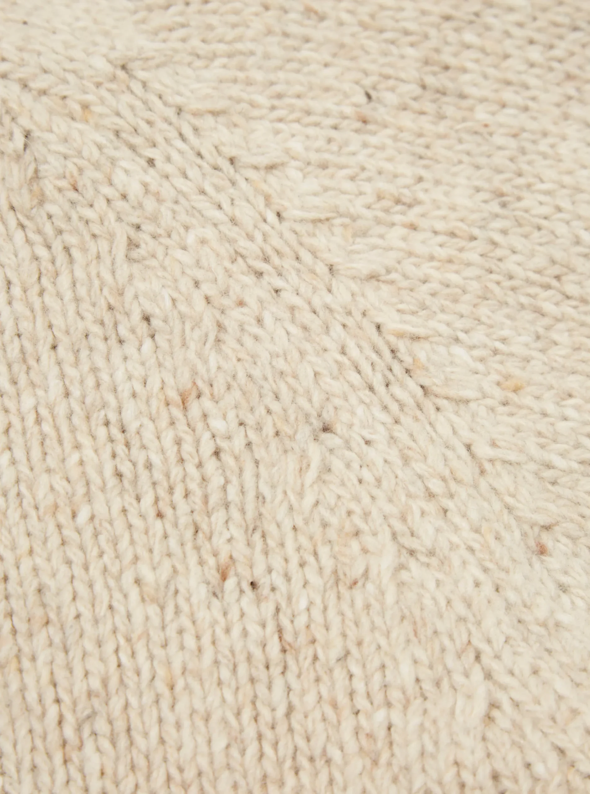 Best Vincent Turtle Neck In Stone Lambswool Fleck Men Knitwear.