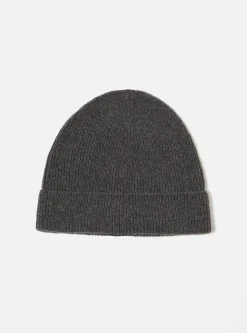 Outlet Watch Cap In Grey Italian Wool Men Accessories.