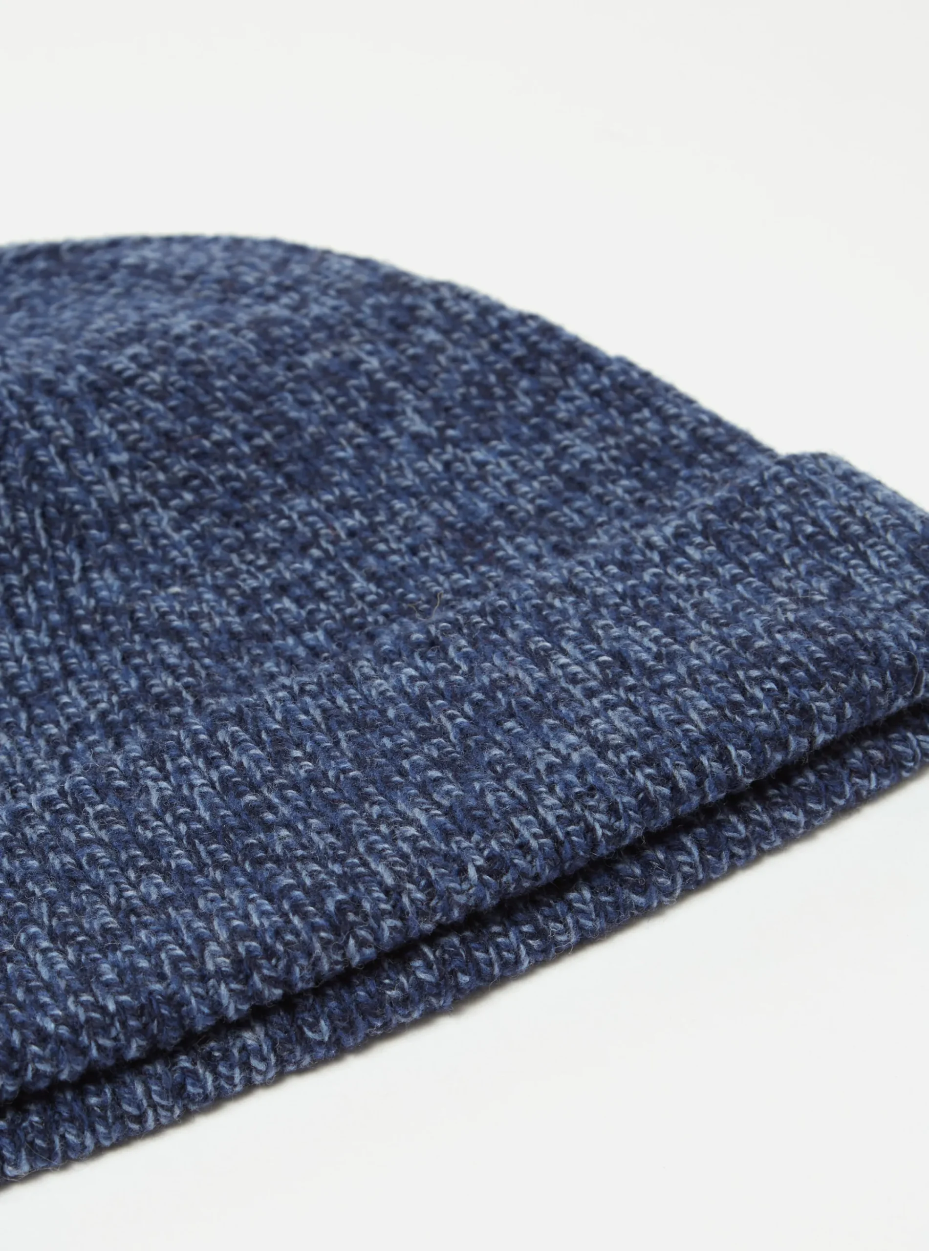 Clearance Watch Cap In Navy Twisted Italian Wool Men Accessories.