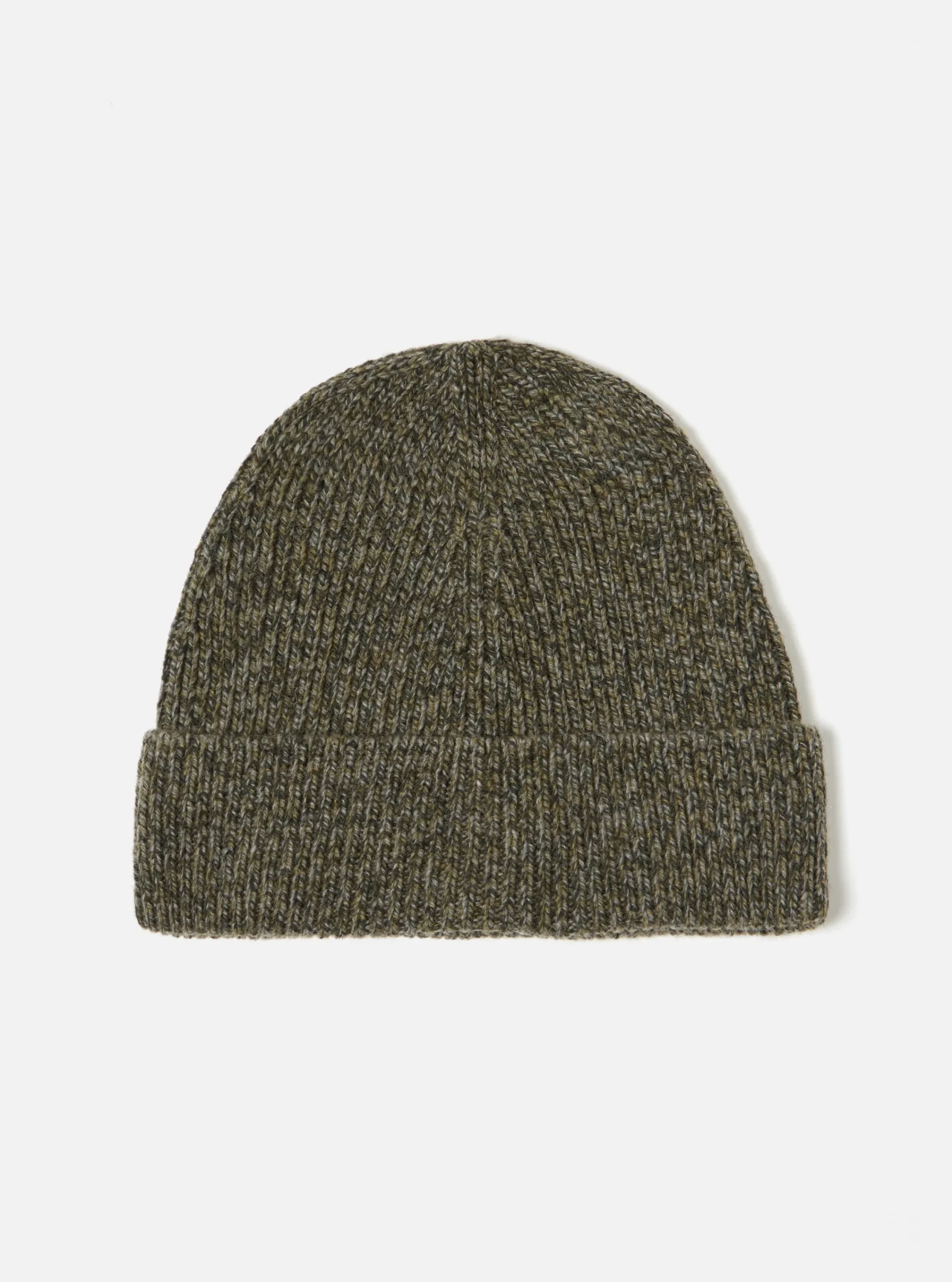 Cheap Watch Cap In Olive Twisted Italian Wool Men Accessories.