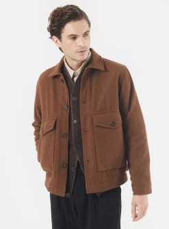 Online Watchman Ii Jacket In Cumin Recycled Soft Wool Men Jackets.