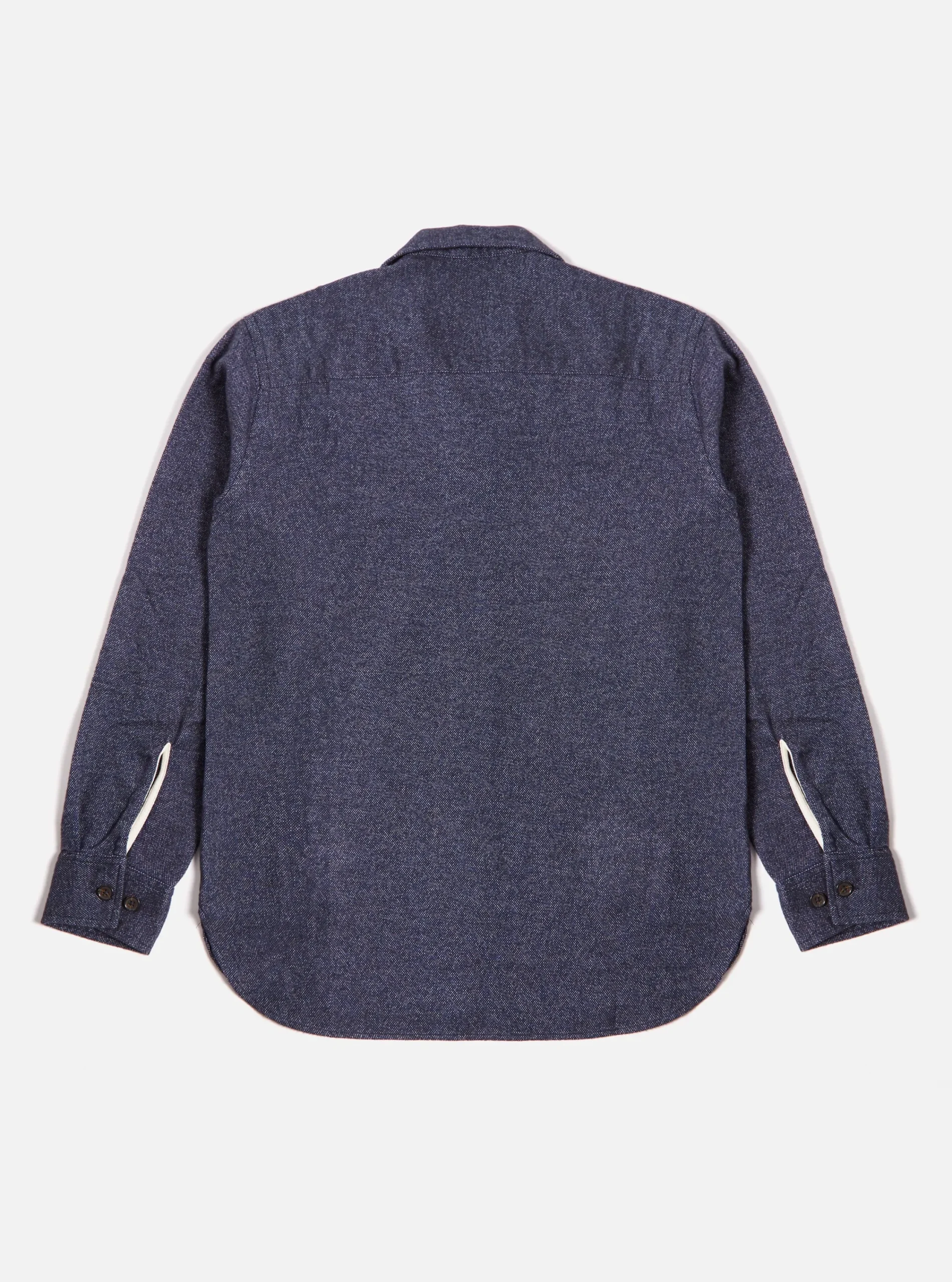 Store Work Shirt In Navy Soft Flannel Cotton Men Overshirts.