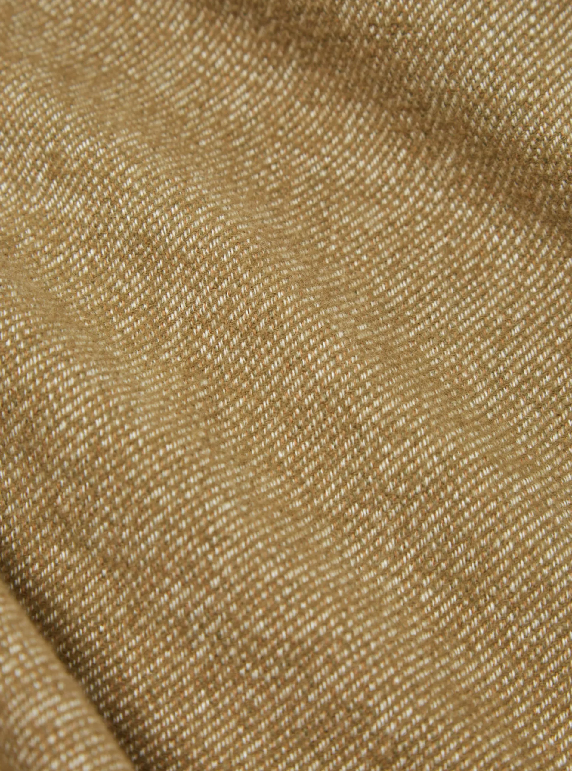 Cheap Work Shirt In Olive Soft Flannel Cotton Men Overshirts.