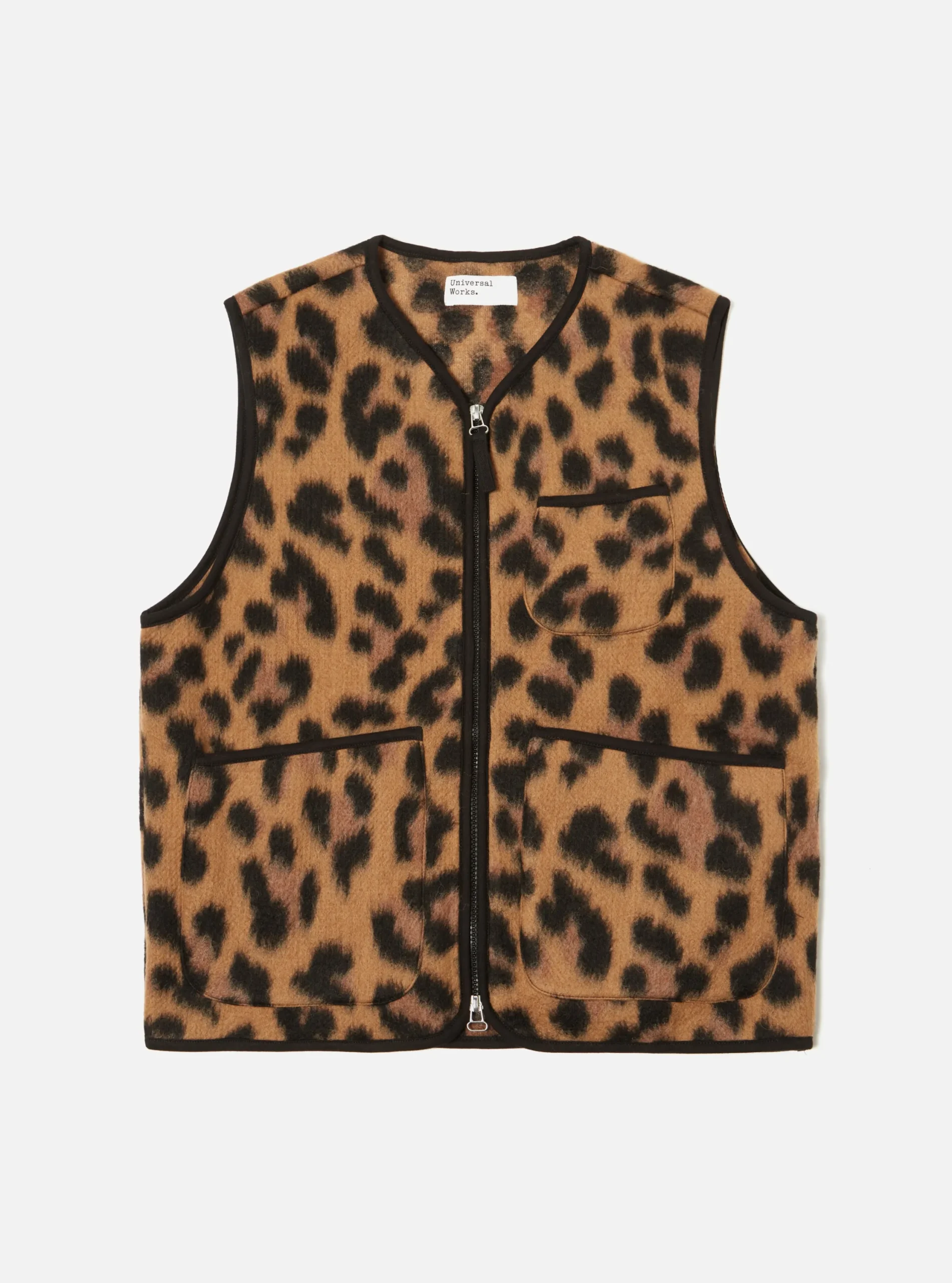 Best Zip Gilet In Cumin Montenero Fleece Men Fleece.