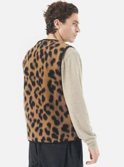 Best Zip Gilet In Cumin Montenero Fleece Men Fleece.