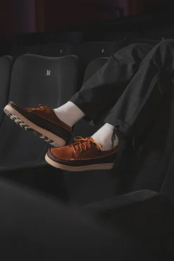 Outlet Yogi X Finn In Cola/Dark Brown Suede/Tumbled Leather Men Footwear.