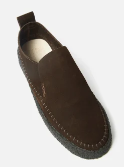 Outlet Yogi X Hitch Loafer In Chocolate Suede/Black Crepe Men Footwear.